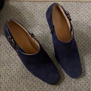 27 Edit Penny Booties Navy Brand New Size 6